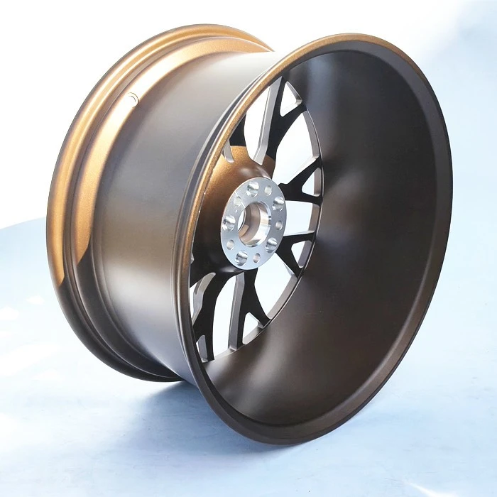21inch 5x112 Matte Bronze Forged Car Wheels high quality