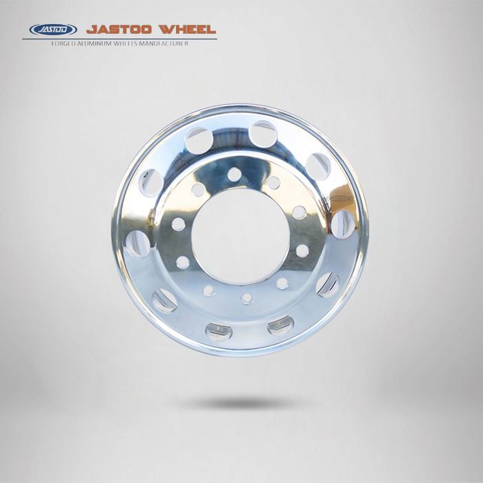 Peegel poleeritud veoautosulamist alumiiniumrattad, mis on valmistatud Hiinas 22,5 tolli 10 vaguniga velgedega